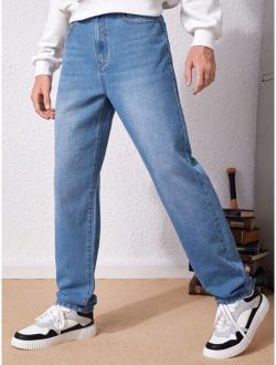 Teen Boy Slant Pocket Straight Leg Jeans