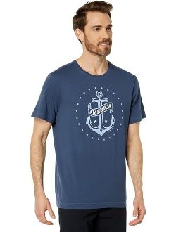 Life is Good Americana Anchor Short Sleeve Crusher-Lite Tee