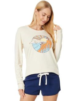 Life is Good Lighthouse Burst Long Sleeve Crusher Tee