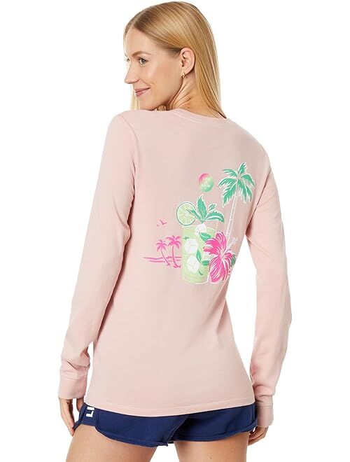 Life is Good Tropical Mojito Long Sleeve Crusher Tee