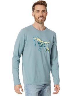 Life is Good Dogscape Long Sleeve Crusher Tee