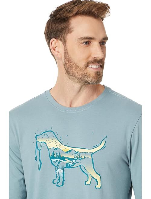 Life is Good Dogscape Long Sleeve Crusher Tee