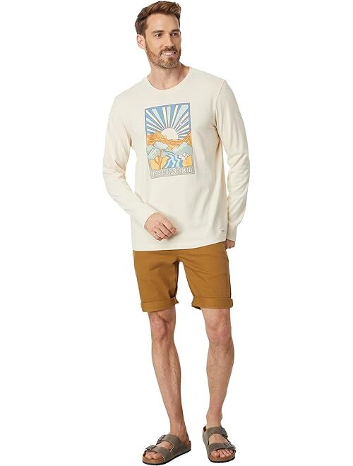 Life is Good Canyon Scene Long Sleeve Crusher Tee