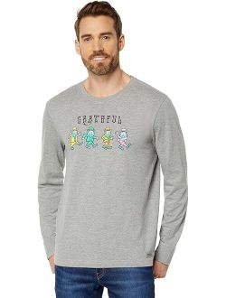 Life is Good Grateful Leprechauns Long Sleeve Crusher Tee