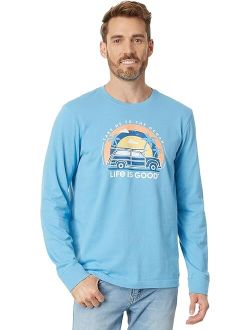 Life is Good Take Me To The Ocean Vehicle Long Long Sleeve Crusher Tee