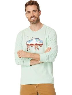 Life is Good Off Road Beast Long Sleeve Crusher Tee