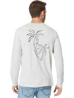 Life is Good Two Simple Palms Long Sleeve Crusher Tee