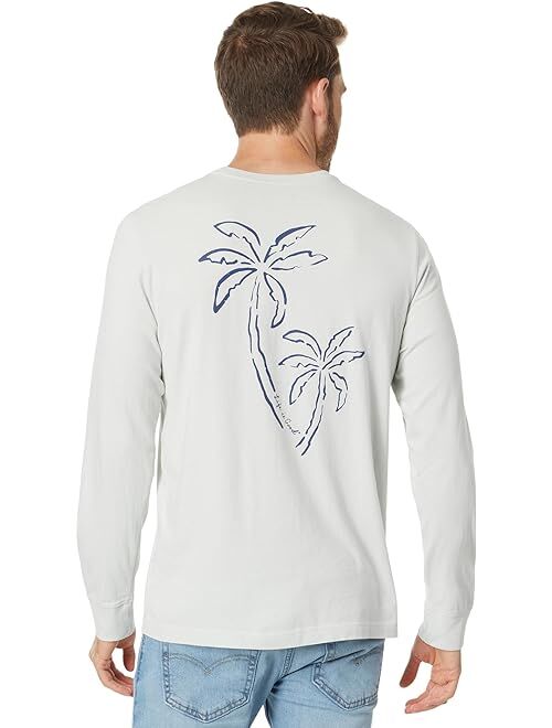 Life is Good Two Simple Palms Long Sleeve Crusher Tee