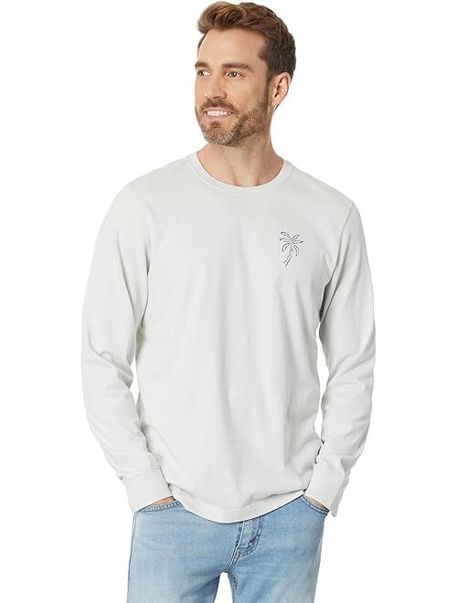 Life is Good Two Simple Palms Long Sleeve Crusher Tee