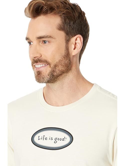 Life is Good LIG Vintage Oval Long Sleeve Crusher Tee