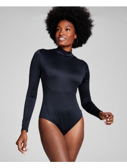 Women's Mock-Turtleneck Long-Sleeve Bodysuit