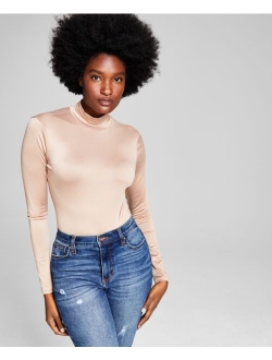 Women's Mock-Turtleneck Long-Sleeve Bodysuit