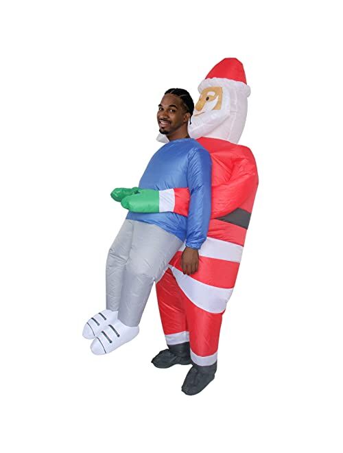 "Champwin" "For" "The" "Winners" Inflatable Christmas Costume for Adults Funny Blow Up Costume for Holiday Party