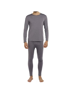 ViCherub Thermal Underwear for Men Fleece Lined Long Johns Thermals Top and Bottom Set Base Layer for Cold Weather