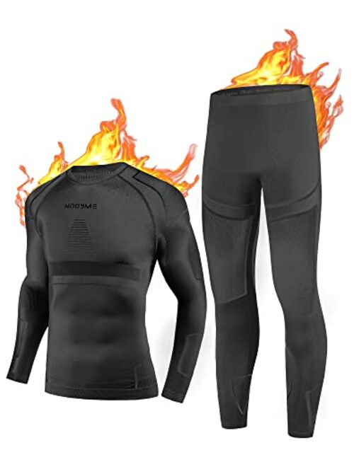 Nooyme Thermal Underwear for Men Long Johns for Men, Long Underwear Mens Base Layer Men for Cold Weather