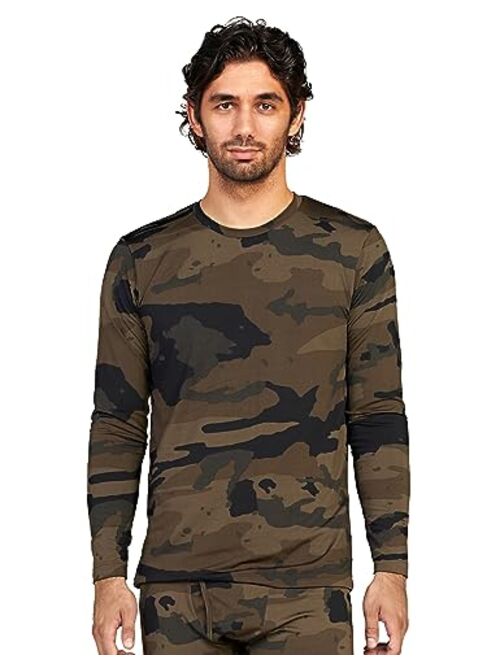 LAPASA Men's Thermal Underwear Top Crewneck Long Sleeve Shirt Base Layer Lightweight Midweight Heavyweight Winter M09/M26/M55