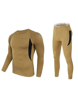 WINDCHASER Mens Thermal Underwear Set Winter Sport Hunting Gear Sport Long Johns Base Layer Bottom Top