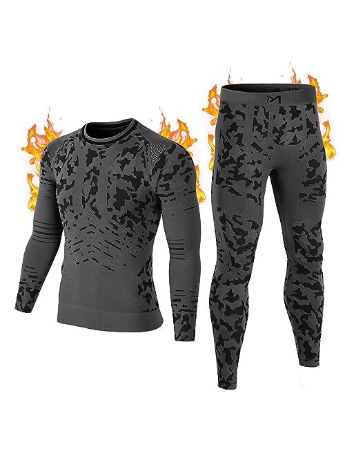 MeetHoo Mens Thermal Underwear Set Winter Gear Men Base Layer Long Johns Bottom