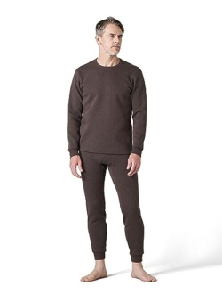 Men's Ultra Heavyweight Thermal Underwear Set Extreme Cold Weather Base Layer Top Bottom Fleece Lined Long Johns M63