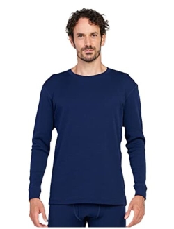 Men 100% Merino Wool Shirt Base Layer Lightweight & Midweight Thermal Top Long Sleeve Hunting Undershirt Warm M29/M67