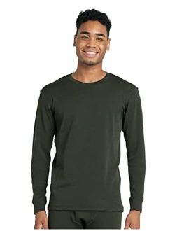 Men 100% Merino Wool Shirt Base Layer Lightweight & Midweight Thermal Top Long Sleeve Hunting Undershirt Warm M29/M67