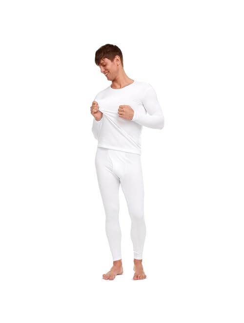 Debra Weitzner Thermal underwear for men Fleece Long Johns Cold-Weather Base Layer Top & Bottom