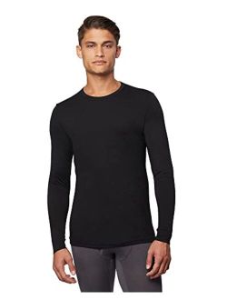 32o Degrees 32 Degrees Men's Lightweight Baselayer Crew Top | Long Sleeve | Form Fitting | 4-Way Stretch | Thermal