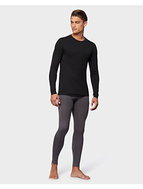 32o Degrees 32 Degrees Men's Lightweight Baselayer Crew Top | Long Sleeve | Form Fitting | 4-Way Stretch | Thermal