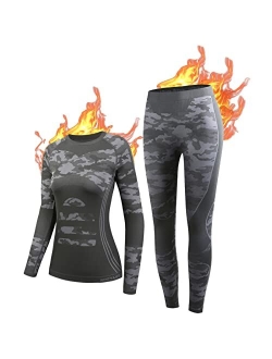 NOOYME Thermal Underwear for Women Base Layer Women Cold Weather,Long Johns for Women