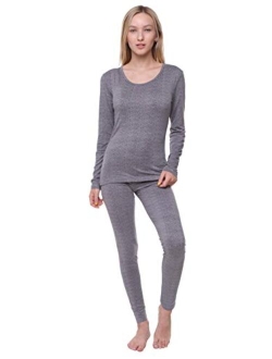 Outland Women's Thermal Set, Lightweight Ultra Soft Fleece Shirt and Tights