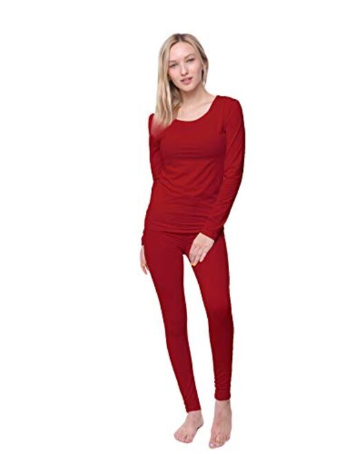 Outland Women's Thermal Set, Lightweight Ultra Soft Fleece Shirt and Tights