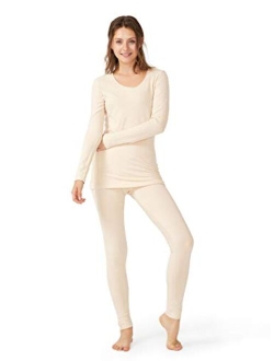 Femofit Women's Thermal Underwear Long Johns Soft Top Bottom Winter Warm Base Layer Set S-XL