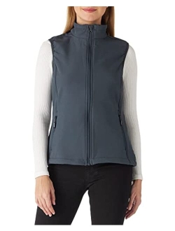 Outdoor Ventures Women's Lightweight Softshell Vest Windproof Fleece Lined Zip Up Sleeveless Jacket for Running Hiking Golf