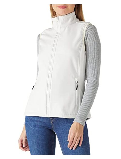 Outdoor Ventures Women's Lightweight Softshell Vest Windproof Fleece Lined Zip Up Sleeveless Jacket for Running Hiking Golf