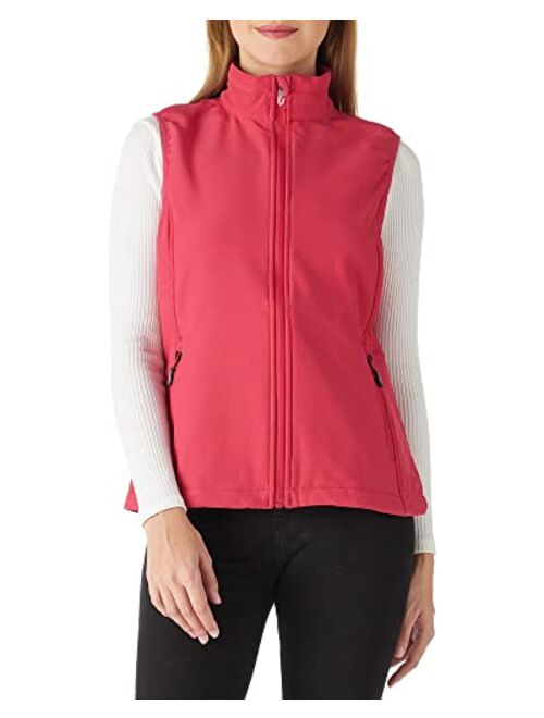 Outdoor Ventures Women's Lightweight Softshell Vest Windproof Fleece Lined Zip Up Sleeveless Jacket for Running Hiking Golf