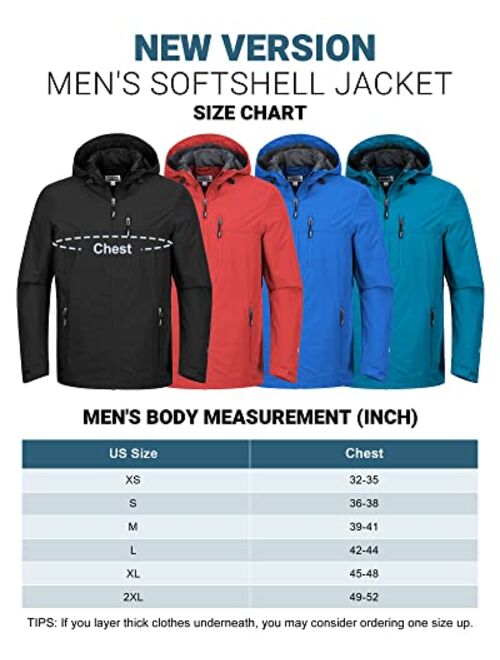 Outdoor Ventures Men's Packable Rain Jacket Waterproof Windbreaker Lightweight Raincoat with Hood