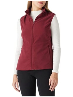 Outdoor Ventures Womens Fleece Vest, Zip Up Lightweight Soft Running Vest Outerwear Sleeveless with Pockets