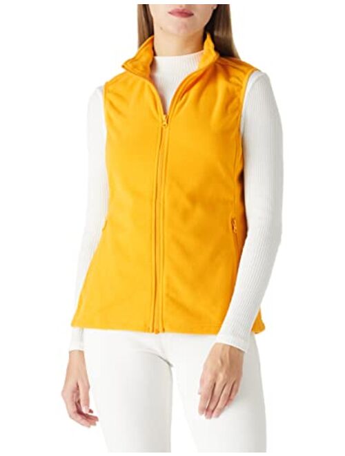 Outdoor Ventures Womens Fleece Vest, Zip Up Lightweight Soft Running Vest Outerwear Sleeveless with Pockets