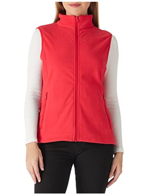 Outdoor Ventures Womens Fleece Vest, Zip Up Lightweight Soft Running Vest Outerwear Sleeveless with Pockets