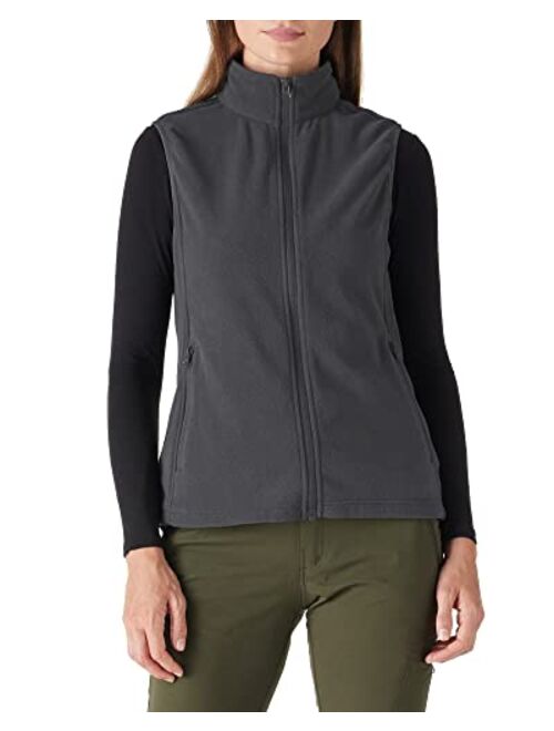 Outdoor Ventures Womens Fleece Vest, Zip Up Lightweight Soft Running Vest Outerwear Sleeveless with Pockets