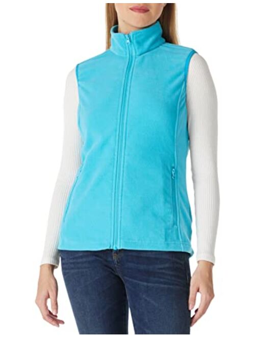 Outdoor Ventures Womens Fleece Vest, Zip Up Lightweight Soft Running Vest Outerwear Sleeveless with Pockets