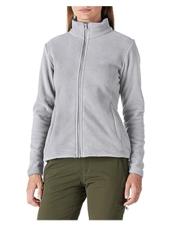 Outdoor Ventures Women's Lightweight Warm Zip Up Long-Sleeve Soft Polar Fleece Jacket for Fall Winter