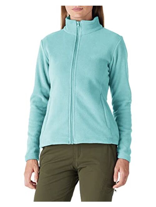 Outdoor Ventures Women's Lightweight Warm Zip Up Long-Sleeve Soft Polar Fleece Jacket for Fall Winter