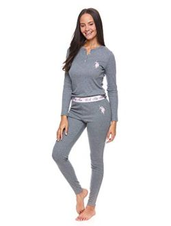 Womens Thermal Underwear Set Thermal Shirts and Thermal Leggings for Women