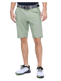 Outdoor Ventures Men's Golf Shorts 11" Inseam Classic-Fit Flat Front Stretch Casual Shorts with Pockets Summer Hiking Travel