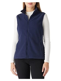 Outdoor Ventures Women's Polar Fleece Zip Vest Outerwear with Pockets,Warm Sleeveless Coat Vest for Fall & Winter