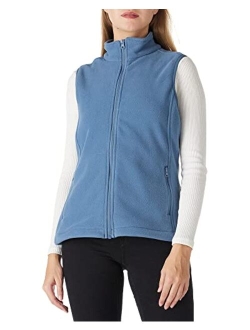 Outdoor Ventures Women's Polar Fleece Zip Vest Outerwear with Pockets,Warm Sleeveless Coat Vest for Fall & Winter