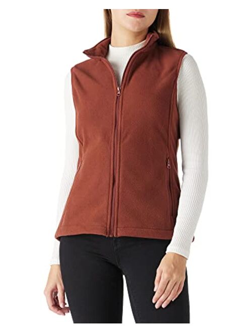 Outdoor Ventures Women's Polar Fleece Zip Vest Outerwear with Pockets,Warm Sleeveless Coat Vest for Fall & Winter