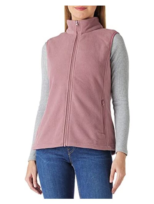 Outdoor Ventures Women's Polar Fleece Zip Vest Outerwear with Pockets,Warm Sleeveless Coat Vest for Fall & Winter