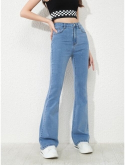 Teen Girls Flare Leg Jeans